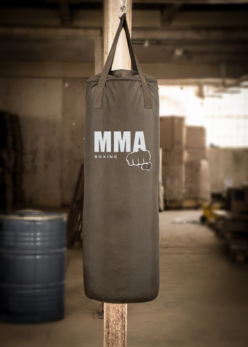 Imagen 2 de 7 de Saco De Boxeo Mma 120 Cm Con Relleno + Guantes Mma