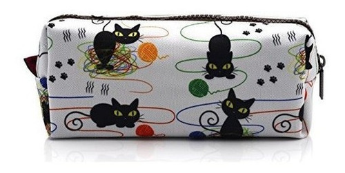 Cat Pencil Case Gatos E Hilado Knitting Notion Pouch Kitten