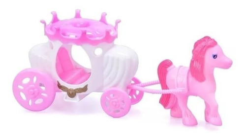 Imagen 1 de 2 de Pony Carruaje Caballito Princesa Juguete Infantil Nena Littl