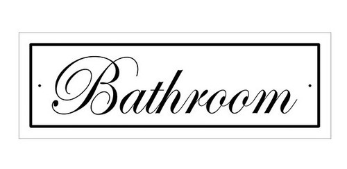 Cartel Chapa Vintage Toilette Bathroom Kitchen Baño Cocina