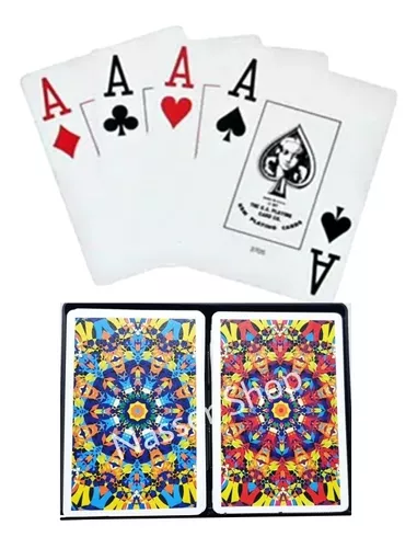 Jogo De Baralho 108 Cartas 100% Plastico Resistente