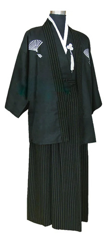 Kimono Yukata Tradicional Para Hombre, Kimono De Manga Larga