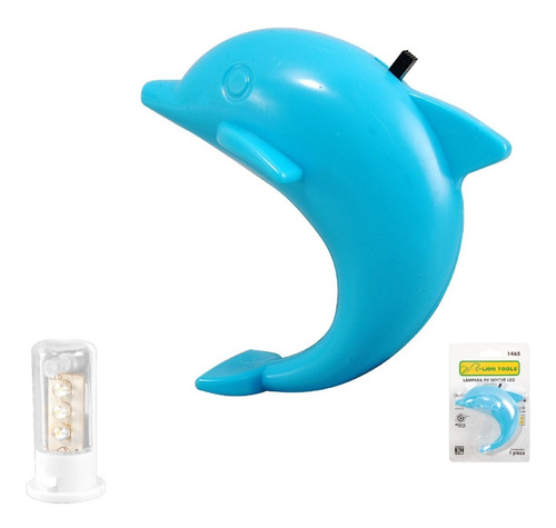 Lámpara De Noche Luz Led Delfin