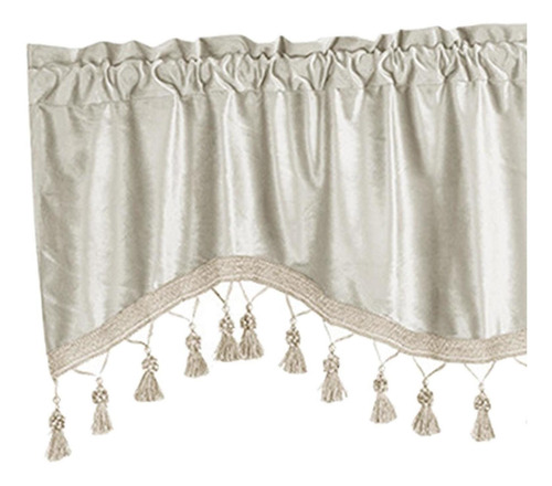 Cortina De Ventana De Bolsillo Para Barra, Cortinas De Beige