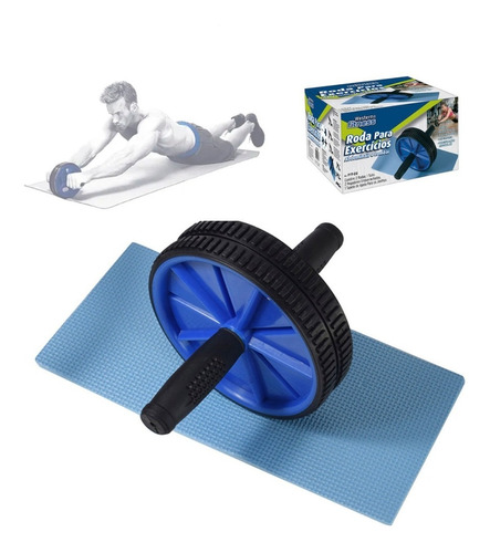 Roda Para Abdominal Fitness Crossfit Musculo Lombar Western