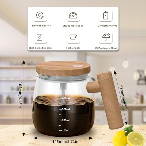 Taza Mezcladora Eléctrica, Taza Automática De Mezcla De Café