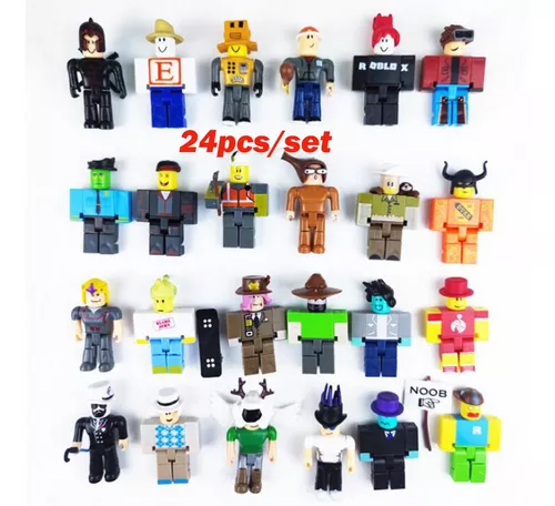 24 Figuras Roblox Building Block Boneca Brinquedos Para Cria