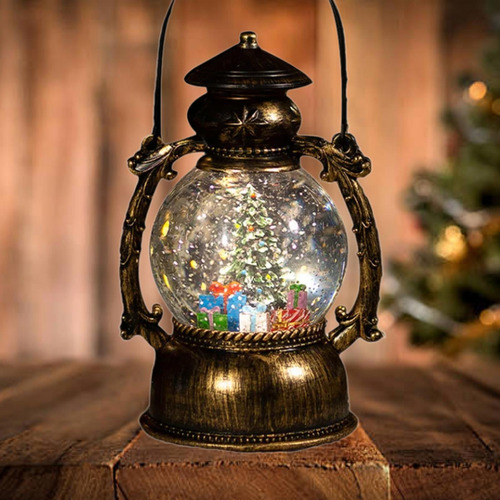 Caja De Música Navideña, Lámpara De Árbol De Navidad