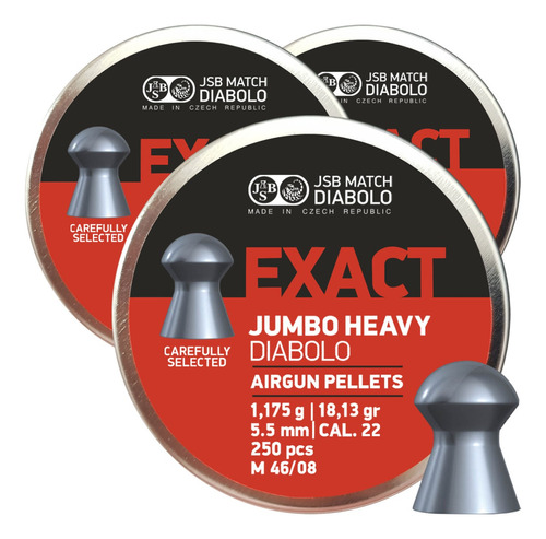 750 Chumbinho Jsb Exact Jumbo Heavy Diabolo 5.5mm Competição