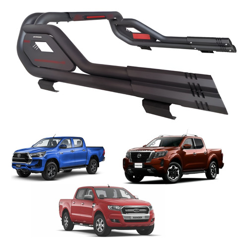 Roll Bar Pasamanos Np300 Hilux Ranger 2016 A 2024 Luz Freno