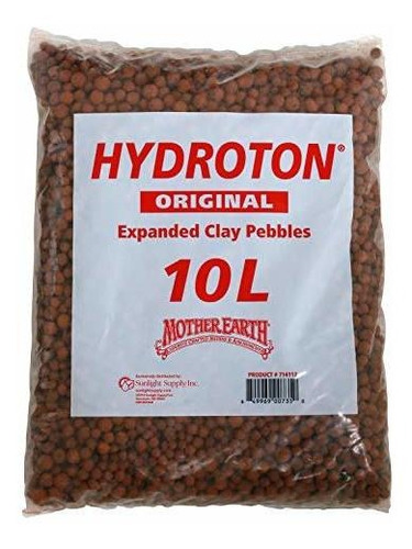 Madre Tierra Hgc714112 Hydroton Original De Piedras De Arcil