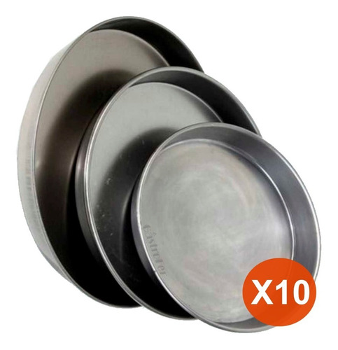 Imagen 3 de 5 de Amasadora Industrial 20 Kg Masa + 10 Moldes Pizzeros