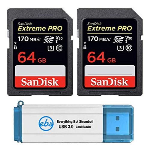 Sandisk - Tarjeta De Memoria Sdxc Sd Extreme Pro Pac X2