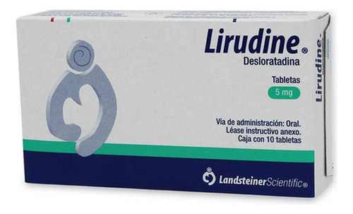 Lirudine Tabletas 5 Mg, 10 Tabletas