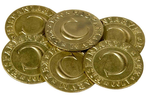 Monedas De Juego Temáticas De Pirata Doblones  Jumbo 1.378