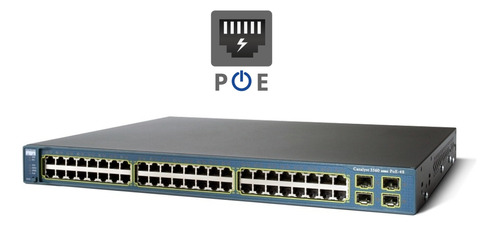 Switch Administrable Cisco C3560g 48 Puertos Gigabit Poe