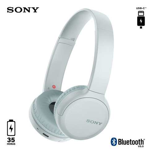 Audífonos Sony Wh-ch510 Bluetooth 35 Horas C/micro - Blanco