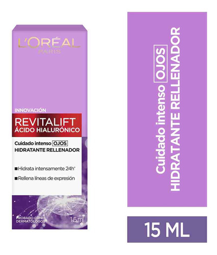 Contorno Ojos L'oréal París Acido Hialuronico 15ml