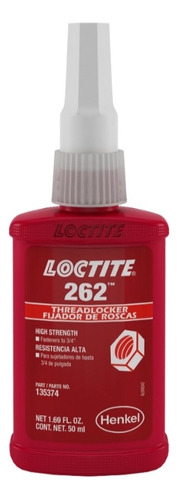 Loctite 262 Rojo Fijador De Roscas 50 Ml Si Facturamos.