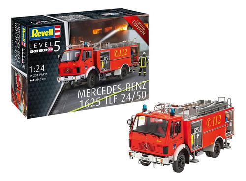 Mercedes-benz 1625 Tlf 24/50 1/24 Kit De Montar Revell 07516