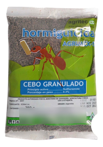 Cebo Granulado - Hormiguicida Hormigas Cortadoras - Envíos