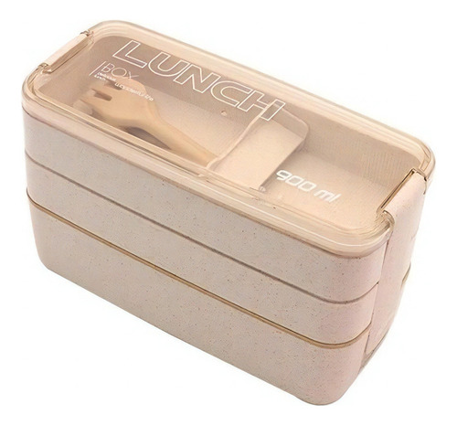 Marmita Fitness Lunch Box 900ml 3 Divisórias Imediato Cor Verde