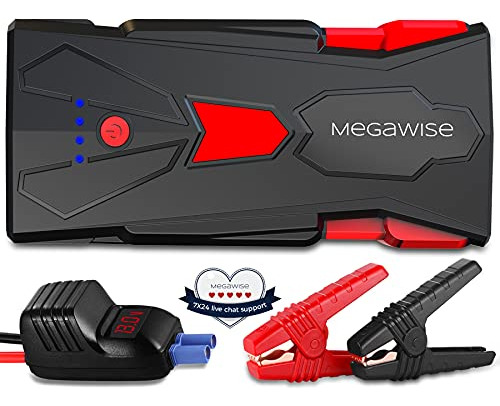 Megawise 1500a Peak 16800mah Car Jump Starter (hasta 7l De G