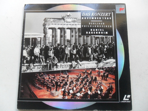 Daniel Barenboim Concierto Muro Berlin 1989 Caida Laser Disc