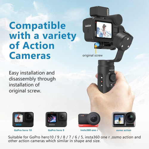 Inkee Falcon Plus - Estabilizador De Cardán Para Cámara De A