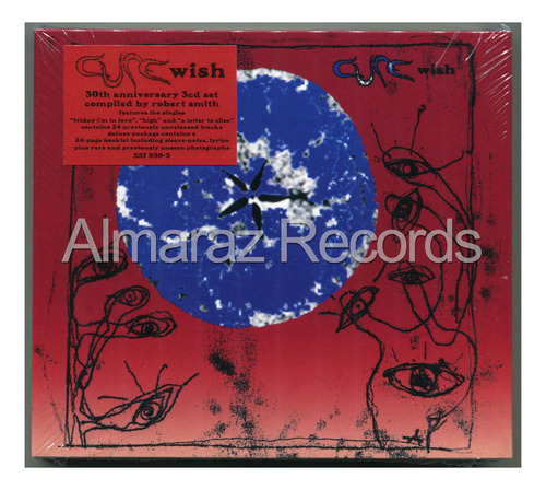 The Cure Wish 30 Anniversary Deluxe 3cd [importado]