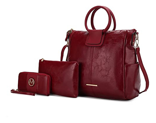 Mkf Colección Tote Handbag Set Para Mujeres, N1c3n