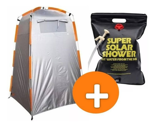 Carpa Baño Vestidor Portatil + Ducha Solar Nautika / C & S