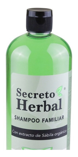 Imagen 7 de 10 de Shampoo Familiar Secreto Herbal Sabila Organica 900ml