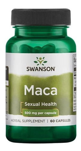 Maca 500 Mg X 60 Cap Swanson Sabor Neutro