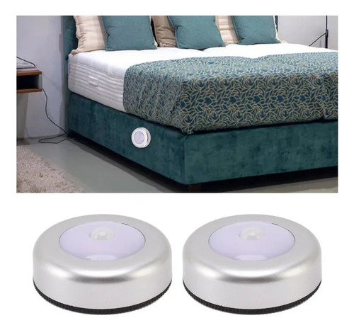 Nuevo Sensor De Movimiento Luz Nocturna Ojo Redondo Pequeño