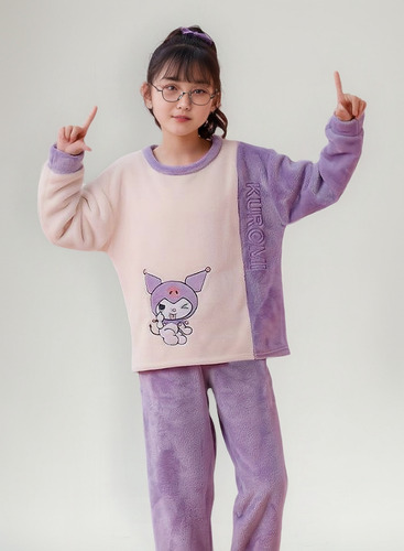 Traje De Franela De Dibujos Animados Para Niña De Otoño E In