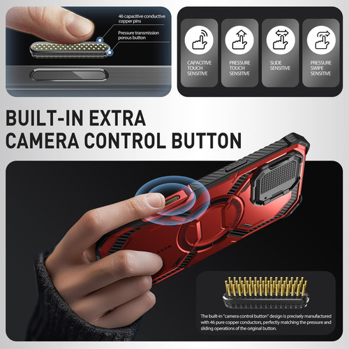 Funda De Teléfono I-blason Armorbox Para iPhone 16 Pro Max Con Magsaf