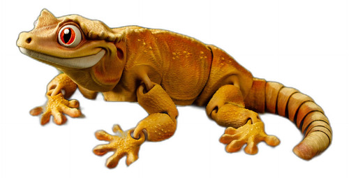 Gecko Crestado: ¡diversión Articulada Y Lúdica!