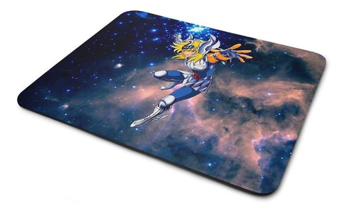 Mousepad Os Cavaleiros Do Zodíaco Hyoga Cor Branco