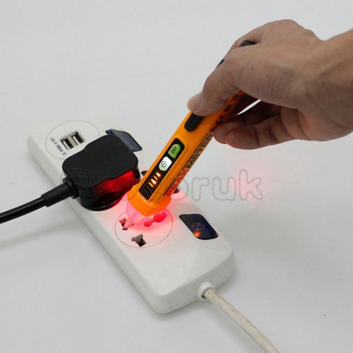 Imagen 2 de 6 de Ca 12-1000v Non-contact Voltage Tester Detector Pluma Eléctr