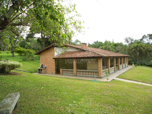 Chácara Com 10 Mil M², Casa De Caseiro, Salão De Festas, Piscina, 7 Dorms Sendo 3 Suítes À Venda, 10000 M² Por R$ 2.000.000 - Das Brotas - Cotia/sp - Ch0245