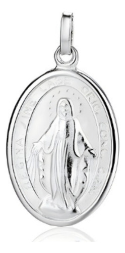 Collar Dije Maria Plata Hombre Mujer Joyeria Regalo