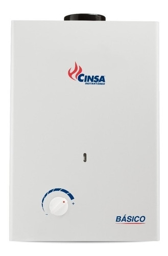 Calentador de agua a gas GN Cinsa CIN-06 E blanco