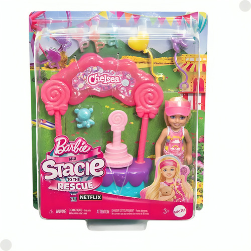 Barbie Conjunto Brinquedos Chelsea Acessórios Hrm07 Mattel
