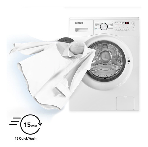 Lavarropas Automático Carga Frontal 7 Kg Inverter Blanco