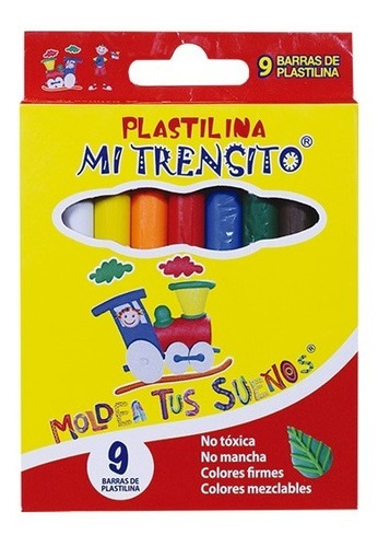 Plastilina Larga Mi Trensito * 9 Barras X 3 Und