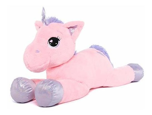Lanmore Big Unicorn Stuffed Animal Toys Almohada De Felpa De