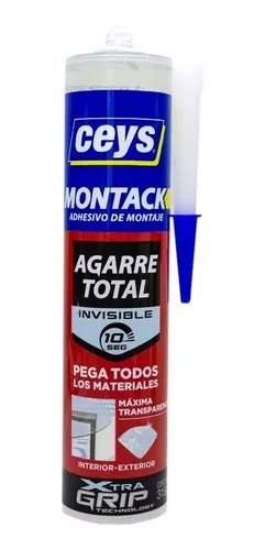 Caja de 10 adhesivos de montaje MONTACK agarre inmediato 450 gr