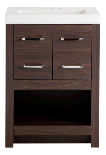 Gabinete Para Baño Fiorenza Café Con Lavabo 87.4 X 42.7 X 62