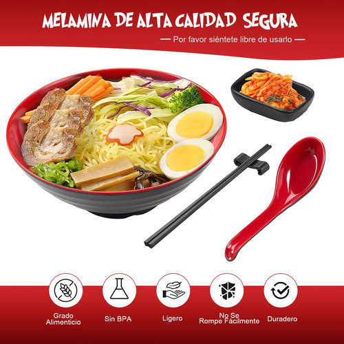 Tazón De Ramen (para 4 Personas), Juego De Tazones De